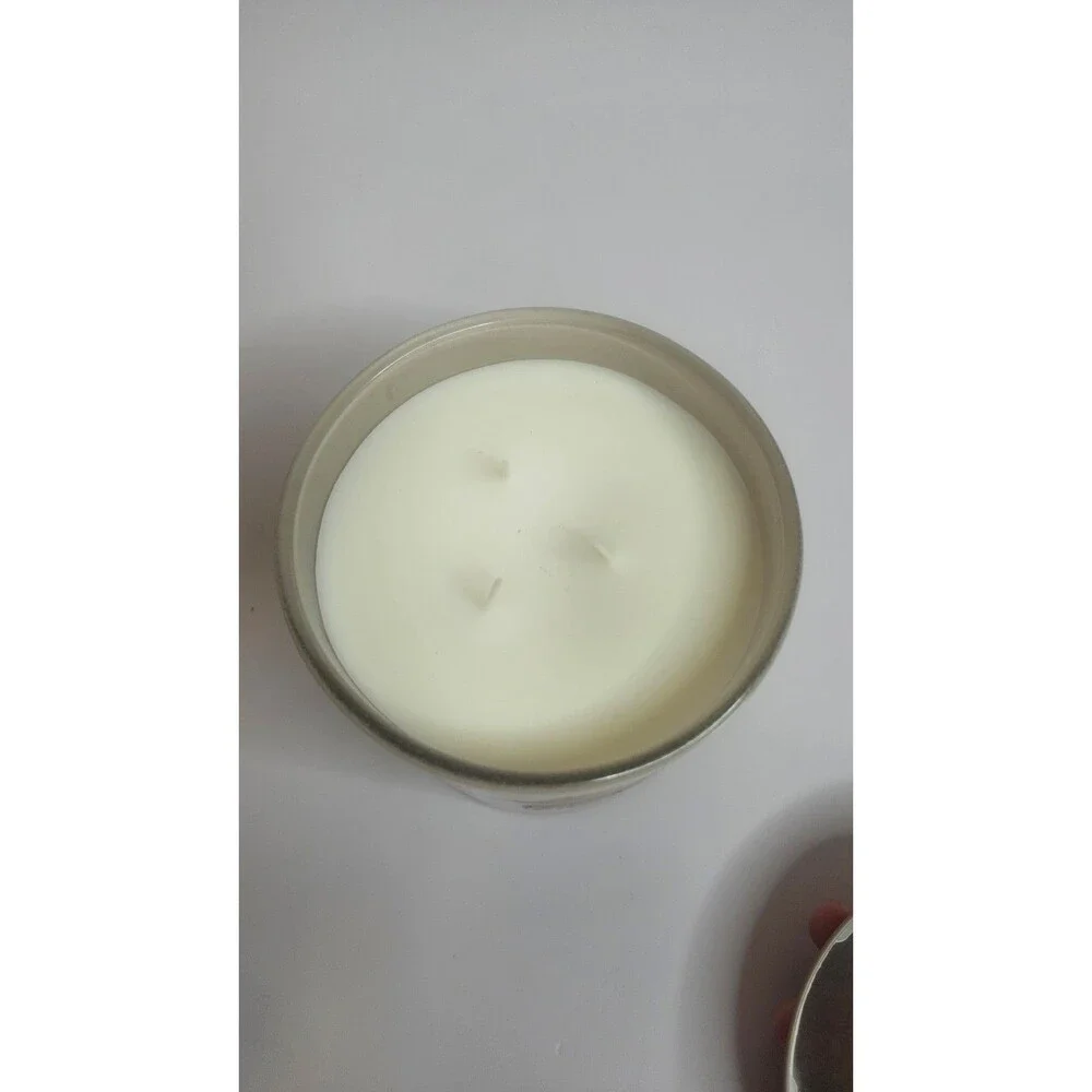 Leoben Co Amber & Saffron Vegan Soy Wax Blend Candle 24 Oz Three Wick USA